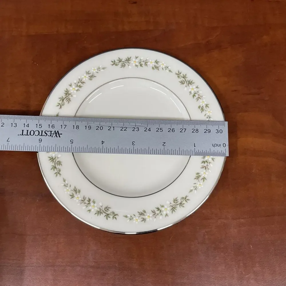 Vtg Dish Set Of 8 Pieces Brookdale By Lenox H500